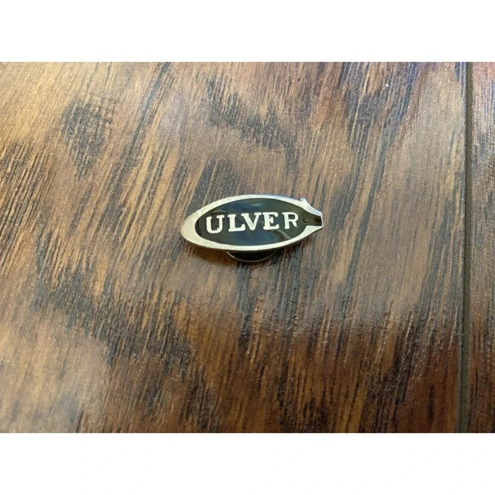 Lot of 6 Vintage Culver Military Academy Pins - Uniform Advertising Buttons 40s
